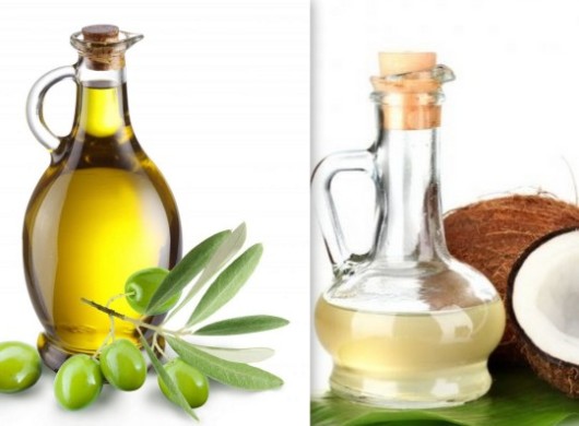 Coconut and olive oil